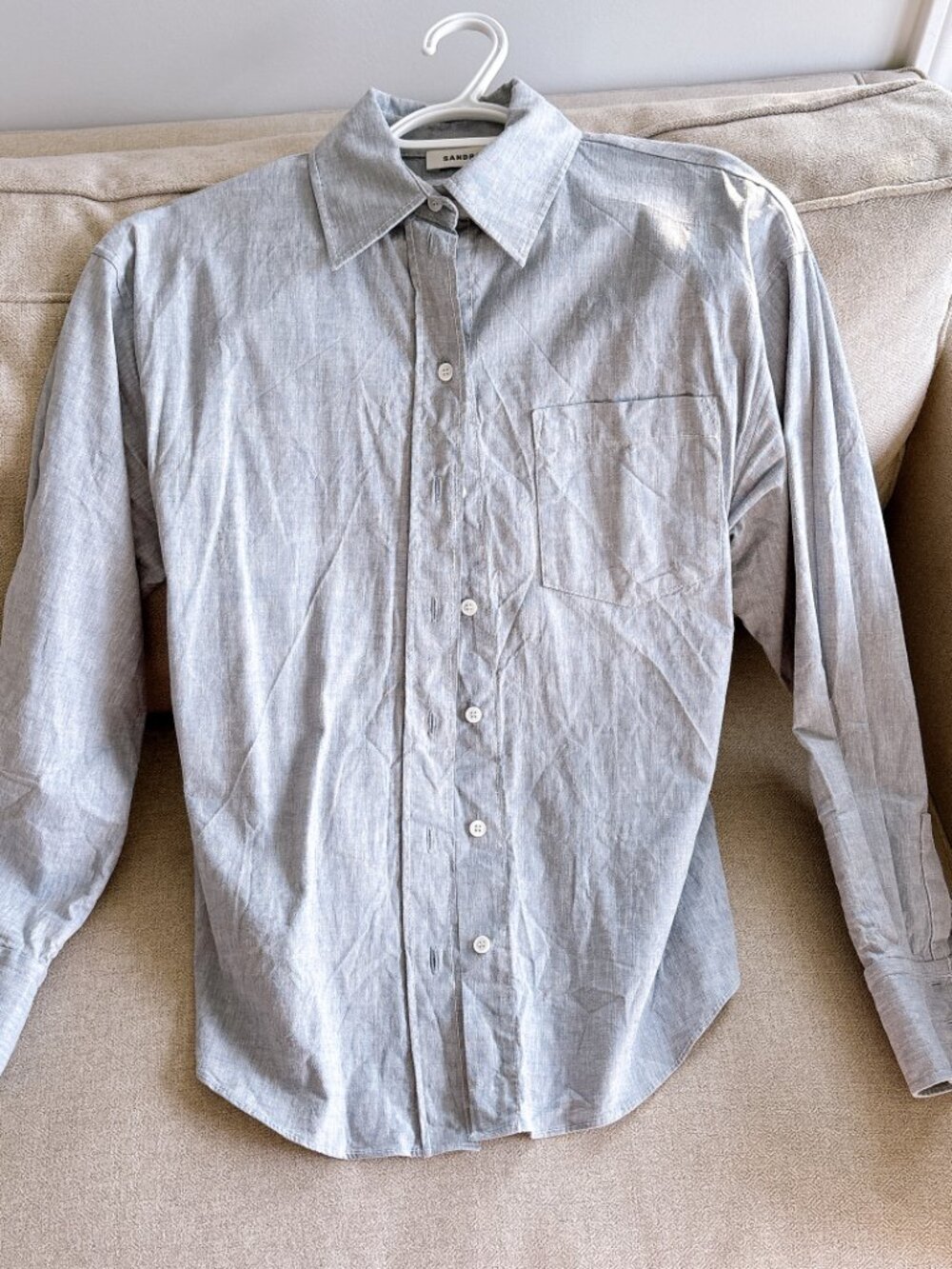 95% NEW SANDRO SHIRT, SIZE S